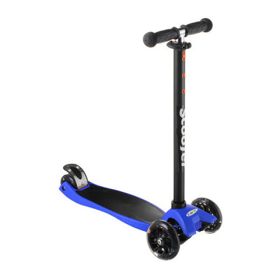 Самокат дитячий Best Scooter 0072R, колеса PU світяться Синій