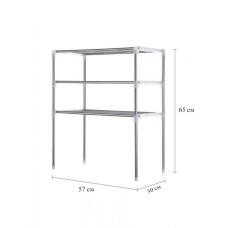 Полиця органайзер для мікрохвильової печі Multifunctional storage rack 65x60x25 см