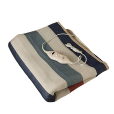 Простирадло електричне з сумкою Electric Blanket 150х120см (різнокольорові смуги)