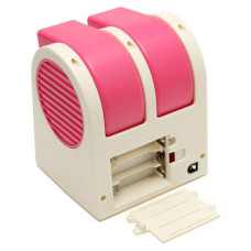 Настільний міні кондиціонер Conditioning Air Cooler USB рожевий
