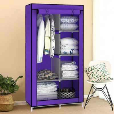 Складна тканинна шафа Storage Wardrobe 68110 Фіолетова