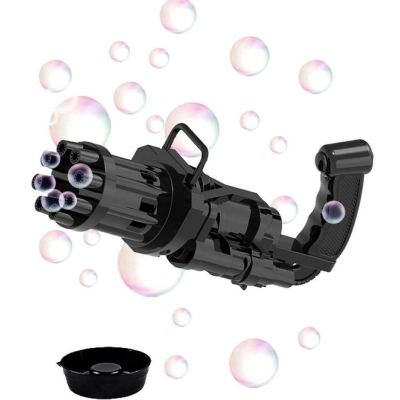 Іграшковий кулемет для створення мильних бульбашок Bubble Gun Blaste Чорний
