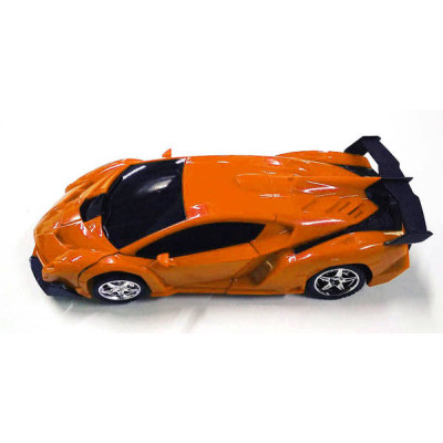 Машинка Трансформер Lamborghini Robot Car Size 18 Помаранчева з пультом