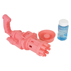 Іграшковий кулемет для створення мильних бульбашок Bubble Gun Blaste Рожевий