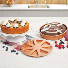 Багатофункціональна форма для випічки Copper Chef Perfect Cake Pan