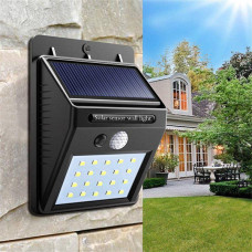 Настінний вуличний світильник Solar motion (На сонячній батареї) Ліхтарик з датчиком руху SH-09-20 SMD