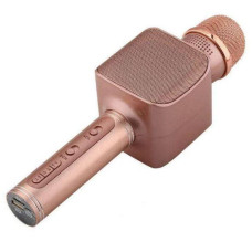 Бездротовий Bluetooth мікрофон для караоке YS-68 Рожеве золото