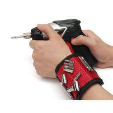 Магнітний Браслет для інструментів Magnetic Wristband Червоний