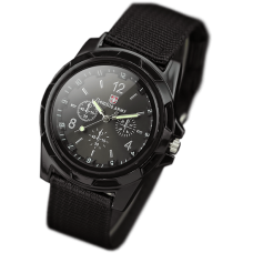 Чоловічий кварцовий годинник Swiss Army black