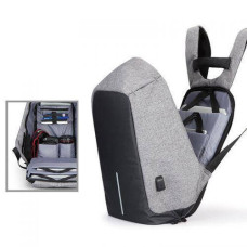 Рюкзак антизлодій Bobby Anti-theft with USB port 17" Сірий