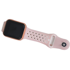 Смарт годинник Smart Watch F8 Рожевий ремінець