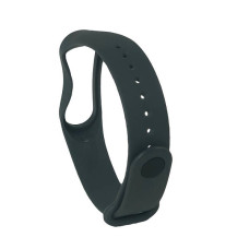 Ремінець силіконовий для Xiaomi Mi Band 3/4 №18 темно-сірий