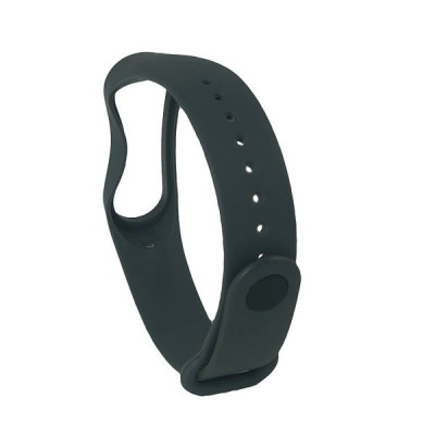Ремінець силіконовий для Xiaomi Mi Band 3/4 №18 темно-сірий