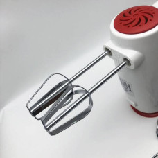 Міксер ручний Rainberg RB-1003 5 швидкостей 300 Вт Червоний
