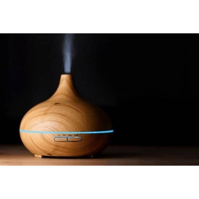 Зволожувач повітря Aroma Diffuser 7 LED color 300 мл світле дерево