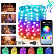 Гірлянда 20м 200LED RGB+додаток