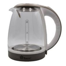 Електрочайник скляний DOMOTEC MS-8113 2 л 2200W Коричневий