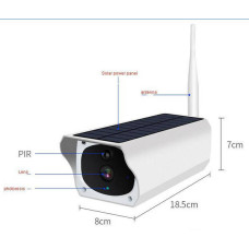 Камера відеоспостереження CAD F20 Бездротова WiFi IP-камера з сонячною панеллю