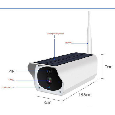 Камера відеоспостереження CAD F20 Бездротова WiFi IP-камера з сонячною панеллю