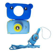 Дитячий фотоапарат у чохлі Ведмедик Camera Синій