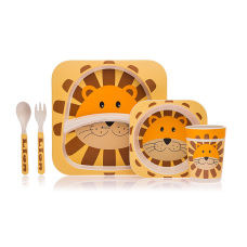 Дитячий бамбуковий посуд Bamboo Kids Set - Лев