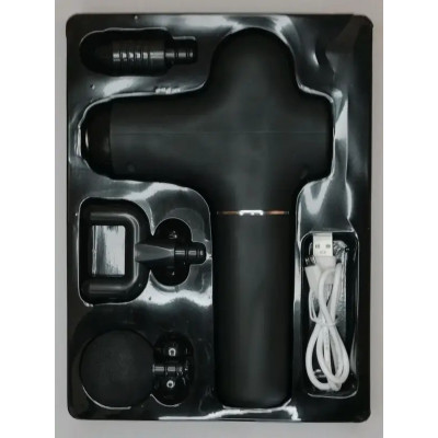 Масажний пістолет Massage Gun Чорний
