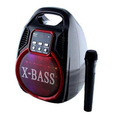 Портативна акустична система з мікрофоном та світломузикою bluetooth Golon RX-820 BT
