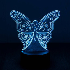 Світильник 3D Desk Lamp Метелик