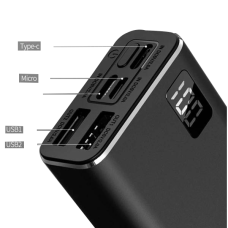 Power Bank Remax Rpp-155 10000Mah Чорний