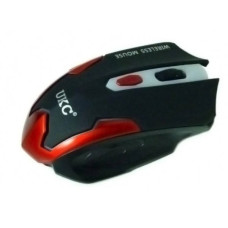 Мишка бездротова комп'ютерна оптична MOUSE UKC G111 Чорно-червона