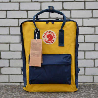 Рюкзак Fjallraven Kanken Classic Жовто-синій