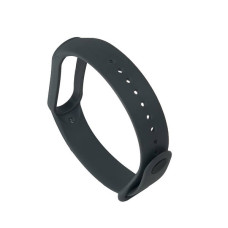 Ремінець силіконовий для Xiaomi Mi Band 5 №22 темно-сірий