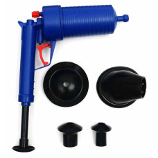 Пневматичний вантуз, очищувач каналізації високого тиску Toilet dredge GUN BLUE