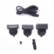 Бездротова машинка для стрижки Gemei GM-6046 Червона