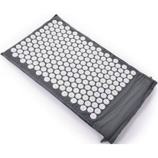 Акупунктурний масажний килимок Acupressure Mat or Bed of Nails Сірий
