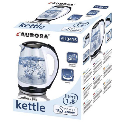 Електрочайник AURORA AU-3415 2200 Вт 1.8 л