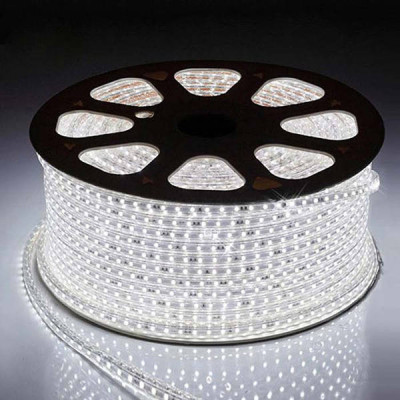 Світлодіодна стрічка LED 5050 WW Холодний білий 100М 220V