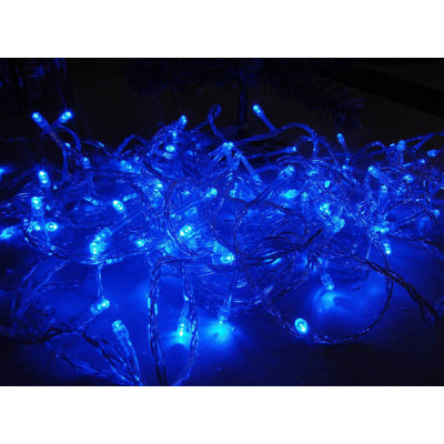 Xmas Нитка 300 LED СИНІЙ (прозорий провід, 20 метрів)