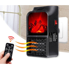 Камін обігрівач настінний Flame Heater з пультом 500 Вт