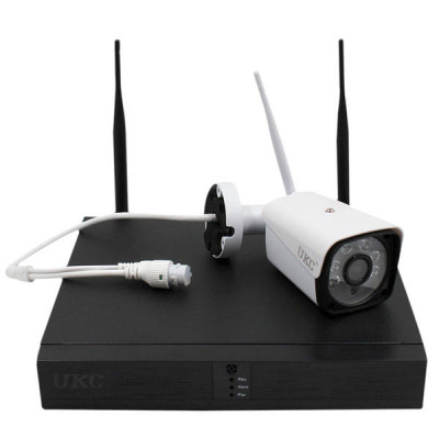 Комплект відеоспостереження 8 камер UKC DVR KIT 6678 WiFi