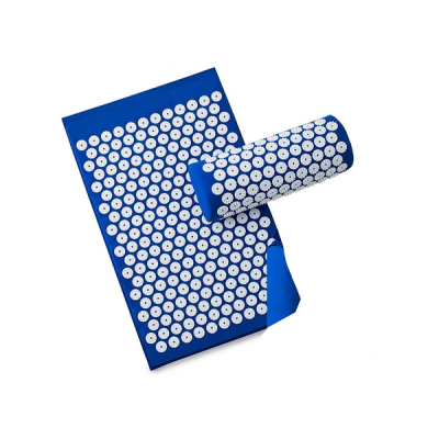 Акупунктурний масажний килимок Acupressure Mat or Bed of Nails Синій