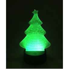 Світильник New Idea 3D Desk Lamp Ялинка