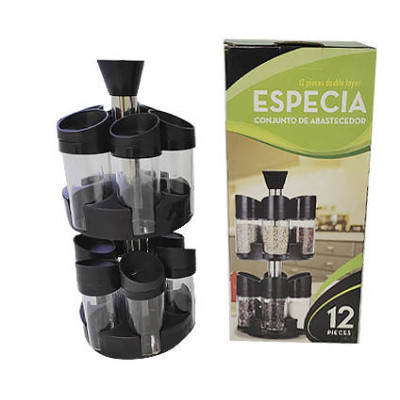 Карусель для спецій Spice Rotating Bottles JM-620 на 12 відсіків
