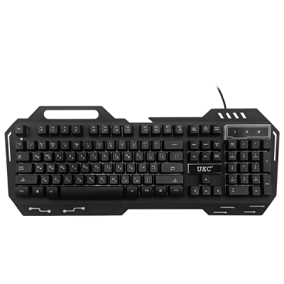 Клавіатура зі світлодіодним підсвічуванням Optmaster KEYBOARD GK 900 Чорна