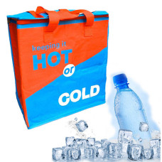 Сумка Холодильник Термос Cooling Bag DT4244 Червоно-блакитна