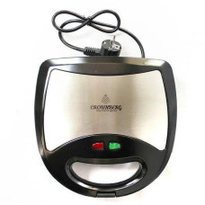 Сендвічниця Crownberg CB-1074 750W 4 в 1 (сендвічниця-гриль-вафельниця, ліщина)