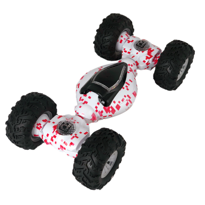 Дитяча трюкова машинка перевертень Storm Climbing Car управління рукою Біла з червоним