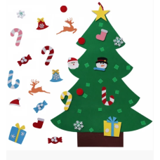 Дитяча ялинка з іграшками з фетру Chrismas Tree