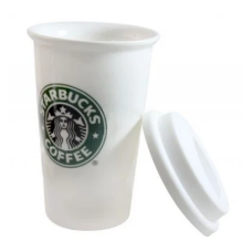 Керамічна термочашка Starbucks Біла