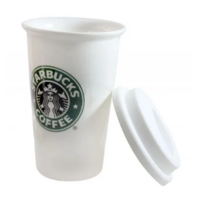 Керамічна термочашка Starbucks Біла